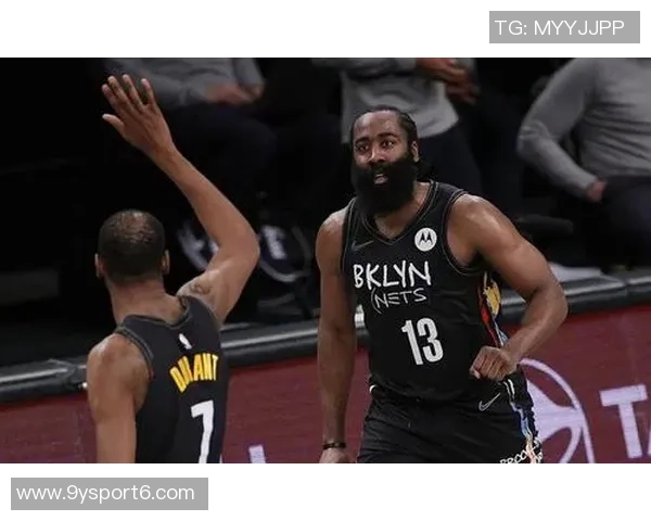 篮网进攻火力全开小波特与小火车联手展现杰明实力